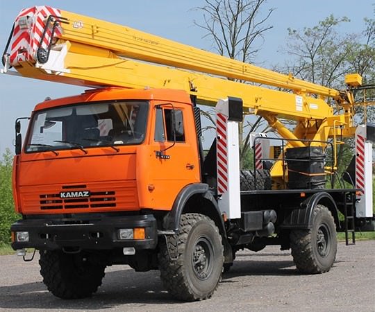 Аренда автовышки в Красноуфимске и  Свердловской области