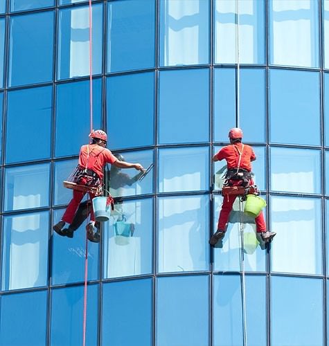 Мытье фасадов промальпинистами в Красноуфимске